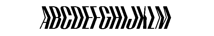 WorkhorseEmpireFold SemiboldObliqueAlt Instance Font UPPERCASE