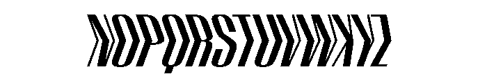 WorkhorseEmpireFold SemiboldObliqueAlt Instance Font LOWERCASE