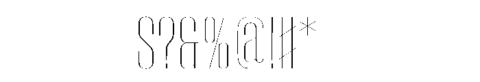 WorkhorseEmpireFold Thin Instance Font OTHER CHARS