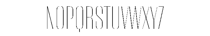WorkhorseEmpireFold Thin Instance Font LOWERCASE
