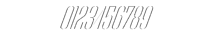 WorkhorseEmpireFold ThinOblique Instance Font OTHER CHARS