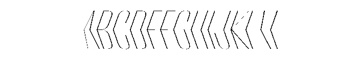 WorkhorseEmpireFold ThinReverseObliqueAlt Instance Font UPPERCASE