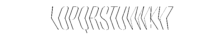 WorkhorseEmpireFold ThinReverseObliqueAlt Instance Font UPPERCASE