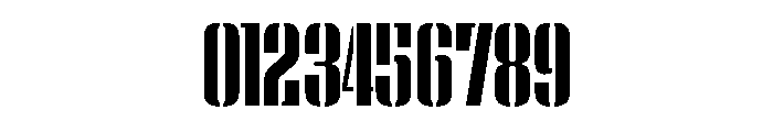 WorkhorseEmpireStencil Bold Instance Font OTHER CHARS