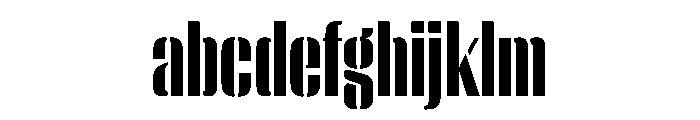 WorkhorseEmpireStencil Bold Instance FONT