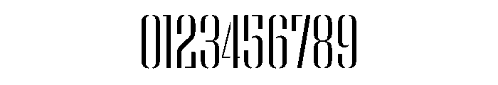 WorkhorseEmpireStencil Book Instance Font OTHER CHARS