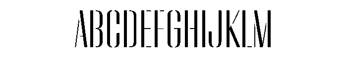 WorkhorseEmpireStencil Book Instance Font UPPERCASE