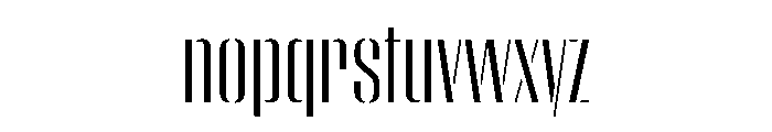 WorkhorseEmpireStencil Book Instance Font LOWERCASE