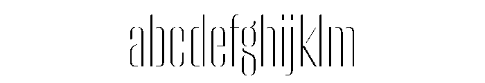 WorkhorseEmpireStencil ExtraLight Instance FONT