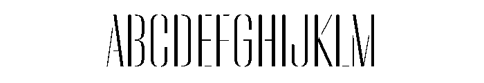 WorkhorseEmpireStencil Light Instance Font UPPERCASE