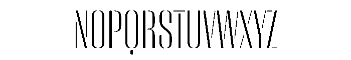WorkhorseEmpireStencil Light Instance Font UPPERCASE