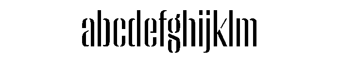 WorkhorseEmpireStencil Medium Instance FONT