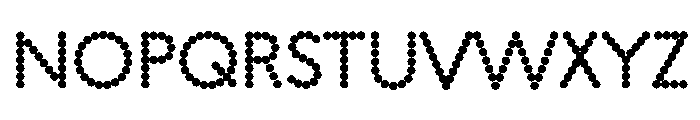 WorkhorseGeoDotBook Book150 Instance Font LOWERCASE