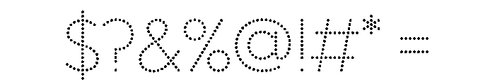 WorkhorseGeoDotExtraLight ExtraLight Instance Font OTHER CHARS
