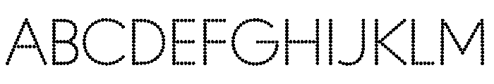 WorkhorseGeoDotExtraLight ExtraLight150 Instance FONT
