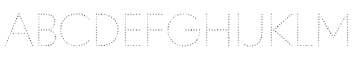 WorkhorseGeoDotExtraLight ExtraLight50 Instance FONT
