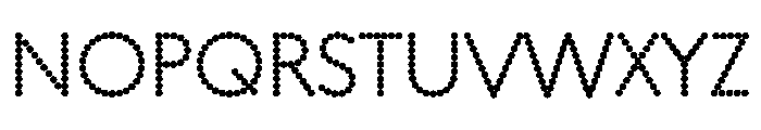WorkhorseGeoDotLight Light150 Instance Font LOWERCASE