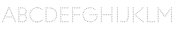 WorkhorseGeoDotLight Light50 Instance Font UPPERCASE