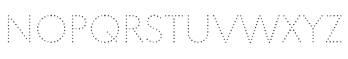 WorkhorseGeoDotLight Light50 Instance Font LOWERCASE