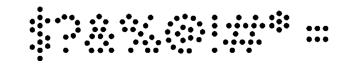 WorkhorseGeoDotSemibold Semibold Instance Font OTHER CHARS