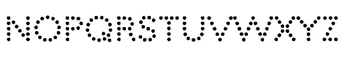 WorkhorseGeoDotSemibold Semibold Instance Font LOWERCASE