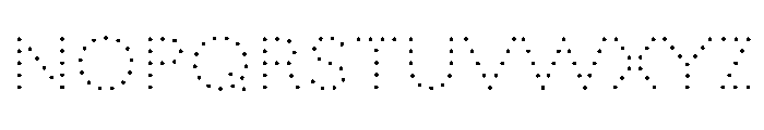 WorkhorseGeoDotSemibold Semibold50 Instance Font UPPERCASE