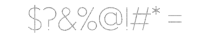 WorkhorseGeoDotThin Thin Instance Font OTHER CHARS