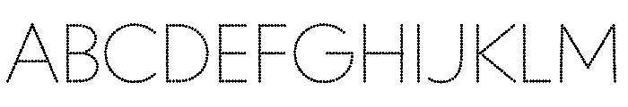 WorkhorseGeoDotThin Thin150 Instance FONT
