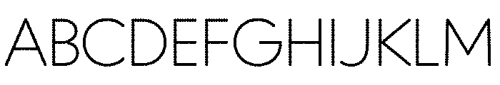 WorkhorseGeoDotThin Thin200 Instance FONT