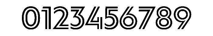 WorkhorseGeoInline Bold Instance Font OTHER CHARS