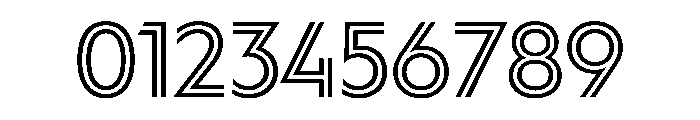 WorkhorseGeoInline Semibold Instance Font OTHER CHARS