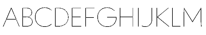 WorkhorseGeoInline Thin Instance FONT