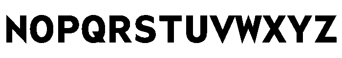 WorkhorseGeoMono Bold Instance Font UPPERCASE