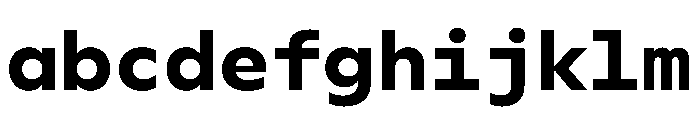 WorkhorseGeoMono Bold Instance FONT