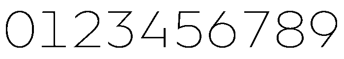 WorkhorseGeoMono ExtraLight Instance Font OTHER CHARS