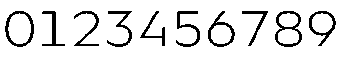 WorkhorseGeoMono Light Instance Font OTHER CHARS