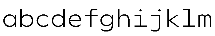 WorkhorseGeoMono Light Instance FONT