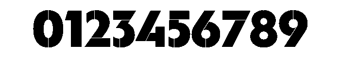 WorkhorseGeoStencil BlackMin Instance Font OTHER CHARS