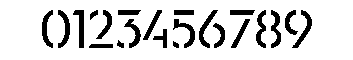 WorkhorseGeoStencil BookMax Instance Font OTHER CHARS