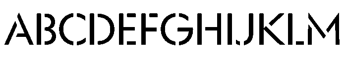 WorkhorseGeoStencil BookMax Instance FONT