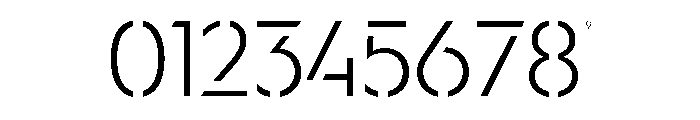WorkhorseGeoStencil LightMax Instance Font OTHER CHARS