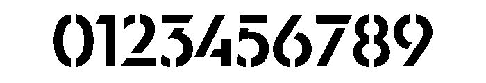WorkhorseGeoStencil SemiboldMax Instance Font OTHER CHARS