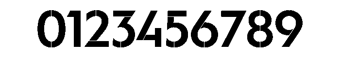 WorkhorseGeoStencil SemiboldMin Instance Font OTHER CHARS