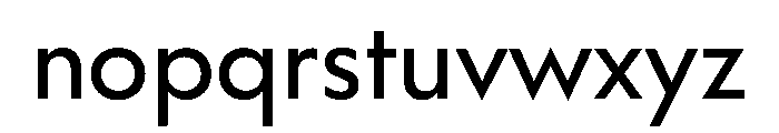 WorkhorseGeometric Book Instance Font LOWERCASE
