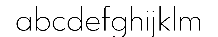 WorkhorseGeometric ExtraLight Instance FONT