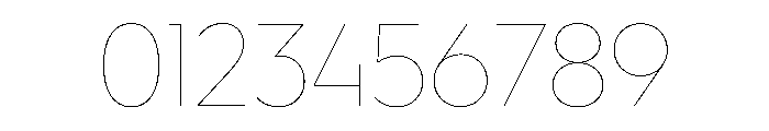WorkhorseGeometric Hairline Instance Font OTHER CHARS