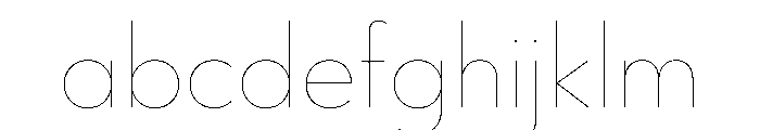 WorkhorseGeometric Hairline Instance FONT