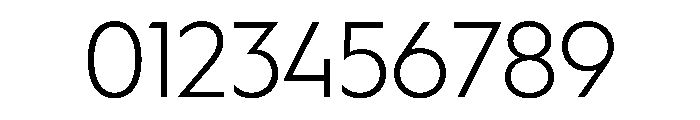 WorkhorseGeometric Light Instance Font OTHER CHARS