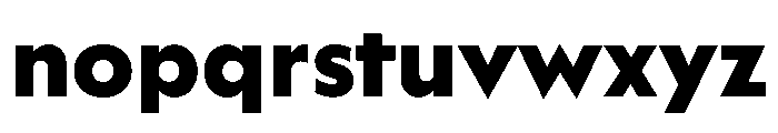 WorkhorseGeometric MicroBlack Instance Font LOWERCASE