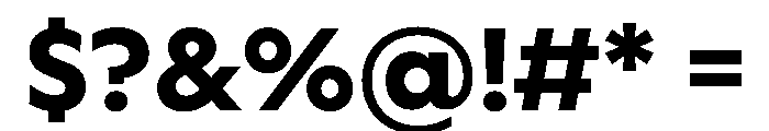 WorkhorseGeometric MicroBold Instance Font OTHER CHARS